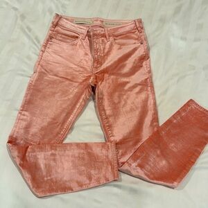 Velvet suede hews Pilcro pants, skinny size 28